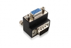  Right Angle VGA M-F Adaptor 