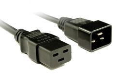  1M IEC C20-C19 Power Cable 