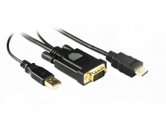  2M HDMI to VGA Round Cable 