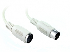  2M AT Keyboard Din5 M-F Cable 