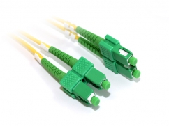  1M OS1 Singlemode SCA-SCA Fibre Optic Cable 