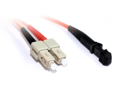  15M MTRJ-SC OM1 Multimode Duplex Fibre Optic Cable 