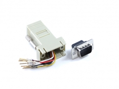  DB9M To RJ45 F Adaptor 