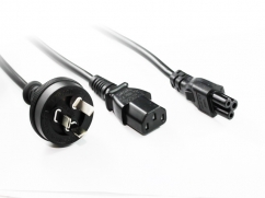  2M Wall to C13 and C5 Power Y Cable 
