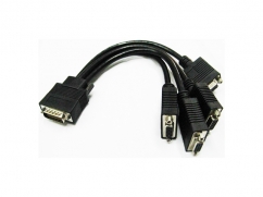  20CM LFH60/DMS60M to QUAD VGA Cable 