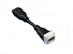  10CM HDMI Keystone Jack Cable 
