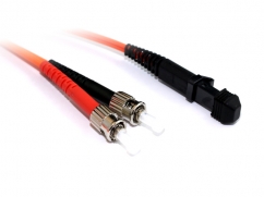  1M MTRJ-ST OM1 Multimode Duplex Fibre Optic Cable 