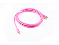  1M Red Micro USB 22AWG Fast Charging Cable 
