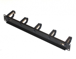 1RU Cable Management Rail With 5 Rings 