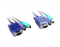  2M KVM Cable With HD15M-M 