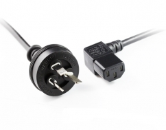  2M Wall to Right Angle IEC C13 Power Cable 