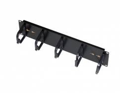  2RU Cable Management Rail With 5 Rings 