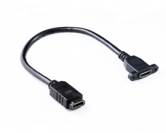  30CM HDMI Panel Mount Cable 
