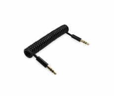  1M Coiled 3.5mm Audio Cable 