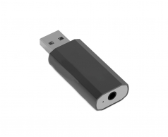  USB 2.0 4Pole TRRS Audio Adaptor 