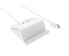  USB 3.0 4 Port OTG Hub with Cradle 