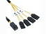  1M Internal Mini SAS HD to 4xSATA Cable 