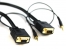  2M SVGA HD15M/F Cable With 3.5MM Audio 