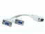 DB9M TO 2 X DB9F Splitter Cable 