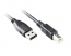  2M USB 2.0 AM-BM Cable Black 