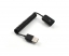  1M Coiled USB 2.0 AM-AF Cable 