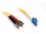  2M LC-ST OS1 Singlemode Duplex Fibre Optic Cable 