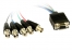  20CM VGA HD15F TO 5XBNC F Cable 