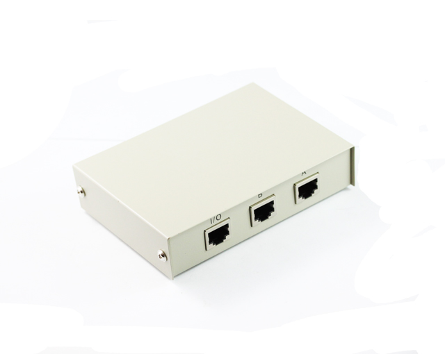 2 Port RJ45 Network Push Button Switch 
